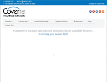 Tablet Screenshot of coverrainsurance.com